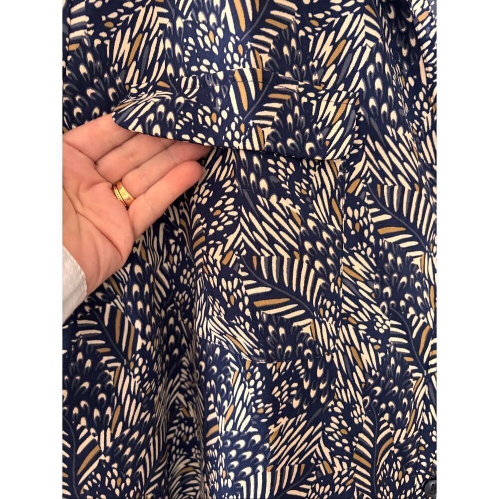 Catherines Button Front Blouse - Picture 3 of 8